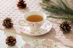 Christmas Pink Bow 7oz Tea Cup and Saucer