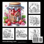 Whimsical Mouse Houses Coloring Book for Adults