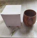 Natural Wooden Japanese Tea Cup - 1 Pack
