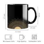 Boho Gold Sun Coffee Mug - 11oz Ceramic