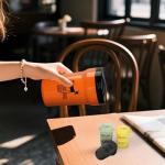 Cheerful Goat Insulated Ceramic Coffee Mug 12oz