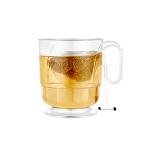 Lillian Elegance Clear 8-Ounce Coffee Mug