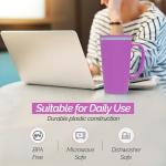 16 oz Double Wall Insulated Travel Mug - Purple