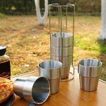 Stackable Stainless Steel Coffee Mug Set of 6