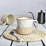 Bosmarlin 18 Oz Large White Ceramic Mug