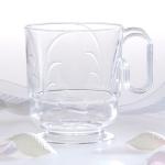 Lillian Elegance Clear 8-Ounce Coffee Mug