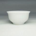 Chinese Gongfu Tea Cup Set of 4, White Porcelain