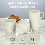 Stackable Coffee Mug Tower Set with Rack