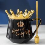 Queen of Everything Mug Set with Spoon & Coaster