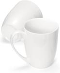 Stylish Bone China Coffee Mugs, Set of 2