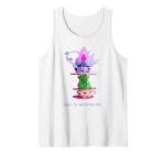 Tea Time - Alice In Wonderland - Tea Cup Stack - Silhouette Tank Top