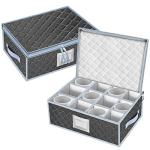 Stackable Mug and Cup Storage Box - 2 Pack