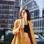 17 oz Insulated Travel Coffee Mug with Lid