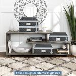 Stackable Mug and Cup Storage Box - 2 Pack