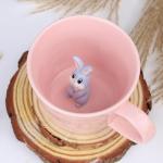 Cute Squirrel Mug with 3D Figurine Design
