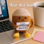 Cute Crochet Coffee Mug for Special Occasions