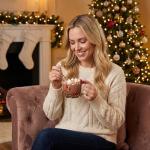 Colorful Glass Tea Cups with Spoons and Coasters