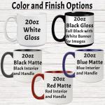 Personalized Jumbo 20oz Ceramic Coffee Mug