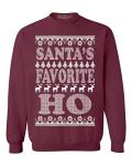Santa's Favorite Ho Crewneck Christmas Sweatshirt