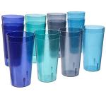 12-Pack of 32 oz Coastal Acrylic Tumblers