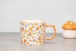 Retro Mushroom Mug Set of 4 by Strawberry Street