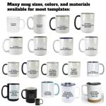 Personalized Photo Coffee Mug - Custom Sizes Available