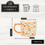 Retro Mushroom Mug Set of 4 by Strawberry Street