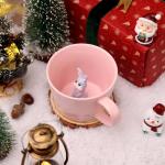 Cute Squirrel Mug with 3D Figurine Design