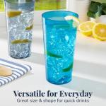 12-Pack of 32 oz Coastal Acrylic Tumblers