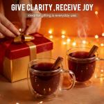 Yiyiring Set of 8 Double Wall Espresso Cups