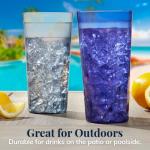12-Pack of 32 oz Coastal Acrylic Tumblers