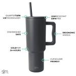 Modern 40 oz Insulated Travel Mug with Handle
