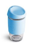 JOCO Travel-Friendly 16oz Reusable Glass Coffee Cup