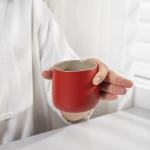 TEANAGOO Japanese Tea Cup, 7.2Oz / 205 ml,Red, H19, 4 Pcs/box, Japansese Cups,Chinese Tea Cups, Occupied Japan Tea Cups