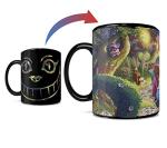 Morphing Mugs Disney – Alice in Wonderland – Cheshire Cat and the Mad Hatter’s Tea Party - One 16 oz Heat Sensitive Clue Mug – Full Image Revealed When HOT Liquid Is Added