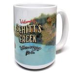 Mean Muggin Creek15 Fluid Ounce Ceramic Mug/Cup - Full Wrap Artwork- Giftable Foam Box Protection - Funny Schitt's