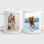 Custom Photo Mug with Personalized Text Design