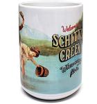 Mean Muggin Creek15 Fluid Ounce Ceramic Mug/Cup - Full Wrap Artwork- Giftable Foam Box Protection - Funny Schitt's