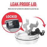 Life's Easy 20oz Stainless Steel Mug w/Handle - Double Wall Insulated Travel Tumbler w/Flip Lid - Leak Proof Tumbler-Thermal Cup for Coffee, Tea & More - Keep Hot & Cold Drinks (Red, 20 oz)