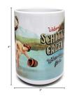 Mean Muggin Creek15 Fluid Ounce Ceramic Mug/Cup - Full Wrap Artwork- Giftable Foam Box Protection - Funny Schitt's