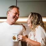 3dRose Art Brushes And Paint Mug, Black/White, 11 oz