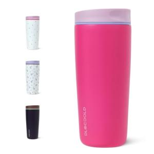 DLOCCOLD Insulated Stainless Steel Coffee Tumbler with Spill Resistant Lid, Reusable Iced Coffee Cup, Cup Holder Friendly Travel Coffee Mug, 20oz