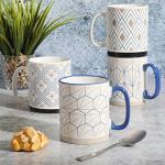 Gibson Home Parkmill 17 OZ 4 Pack Stoneware Mugs