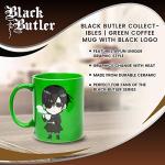 Black Butler Collectibles | Green Coffee Mug with Black Logo