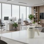 Vynrik Tea Infuser Cup doubles as Insulated Coffee Mug,Tea Cup with Lid and Handles,Removable Stainless Steel Tea Strainers for Loose Tea (WHITE)