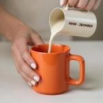 Taxenxar Ceramic Coffee Mugs, 12 Oz, Set of 4 - Solid Colors, Comfortable Handles - Gifts for Women and Men, Friends - Microwave and Dishwasher Safe