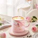 Uwingess Personalized Gifts for Women Coffee Mug, Initial Customized Gift Monogrammed A-Z Coffee Mug 12 OZ, Christmas Anniversary Birthday Gifts for Women Mom Grandma Friend Sister Wife (A)