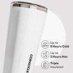 Corkcicle Classic Triple Insulated Coffee Mug with Lid, Gloss White, 24 oz – Stainless Steel Travel Tumbler Keeps Beverages Cold 9+hrs, Hot 3hrs – Cupholder Friendly Travel Coffee Tumbler