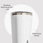Corkcicle Classic Triple Insulated Coffee Mug with Lid, Gloss White, 24 oz – Stainless Steel Travel Tumbler Keeps Beverages Cold 9+hrs, Hot 3hrs – Cupholder Friendly Travel Coffee Tumbler