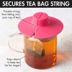 Primula Tea Bag Buddy, Silicone Tea Bag Holder & Squeezer, Easy to Use, Mess Free, Dishwasher Safe, Pink